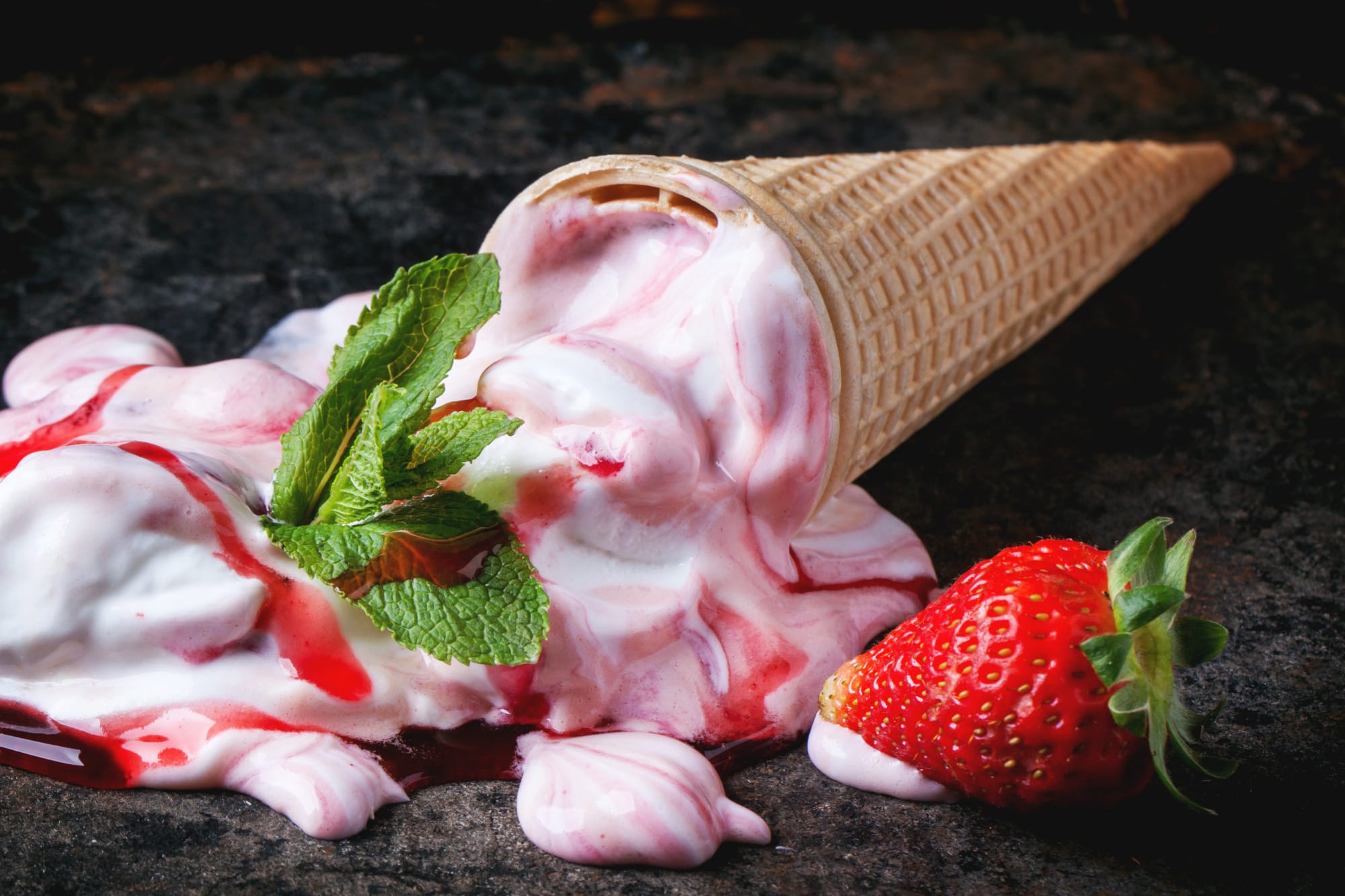 Ice cream cold fresh storage